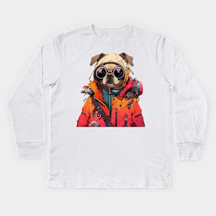 Dog of the Badlands Kids Long Sleeve T-Shirt